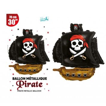 Un ballon représentant un splendide bateau pirate pour un anniversaire pour enfant | jourdefete.com