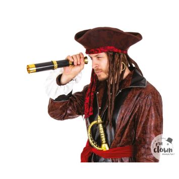 Longue-vue télescopique de pirate - 32 cm