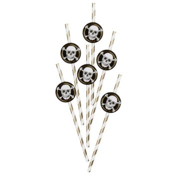 pailles-anniversaire-pirates-tete-mort | jourdefete.com