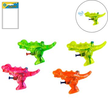 Pistolet à eau - Dinosaure - 12,5 cm - Couleur Aléatoire