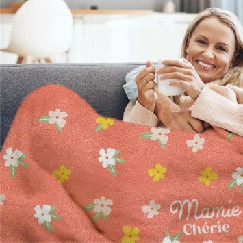 Plaid "Mamie Chérie" - Collection Mamie Chérie