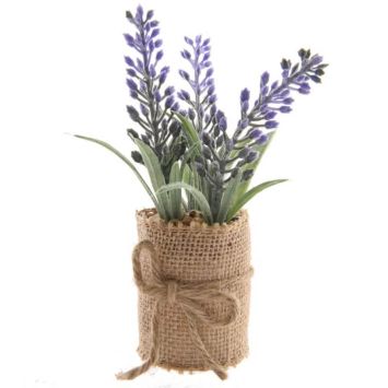 Lavande dans Pot en Jute | jourdefete.com