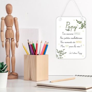 Plaque affective - Papy - Collection Famille d'Amour