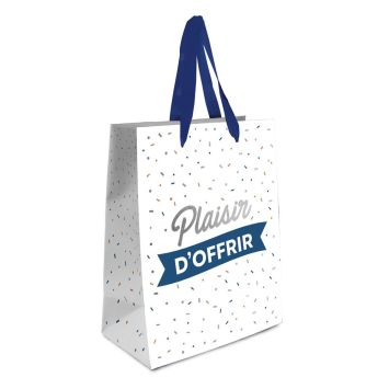 Pochette cadeau Confettis - Plaisir d'offrir - Modèle Grand