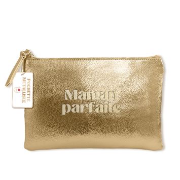 Pochette métallisée "Maman parfaite" - Collection Maman d'Amour