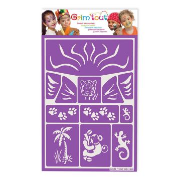 Pochoir Jungle Grim'tout