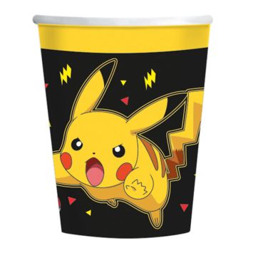 Un lot de 8 gobelets pour l'anniversaire Pokémon | jourdefete.com