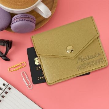 Porte-cartes - Maîtresse - Collection Merci pour cette année