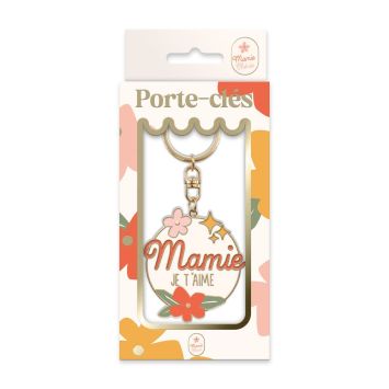 Porte-clés "Mamie je t'aime" - Collection Mamie Chérie