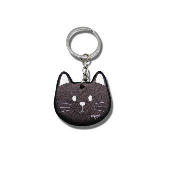 porte-cles chat blanc ou noir | jourdefete.com
