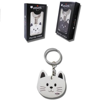 Porte-Clés Chat Collection Miaou - Coloris au choix