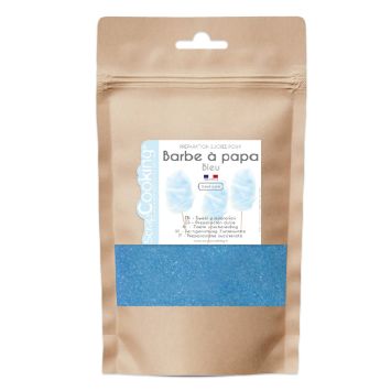 Préparation sucrée pour barbe à papa - 160 grammes - Couleur au choix