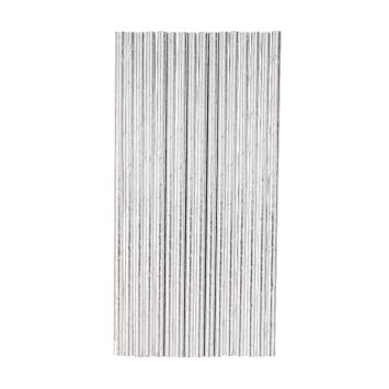 20 pailles métallisées en papier - 19,5 cm - Couleur au choix