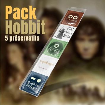 Pack de 5 préservatifs Hobbit 