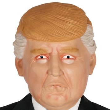 Masque président américain caricatural en latex pour soirée déguisée | jourdefete.com