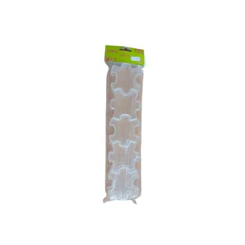 Lot de 5 boîtes transparentes en plexiglas en forme de pièces de puzzle | jourdefete.com