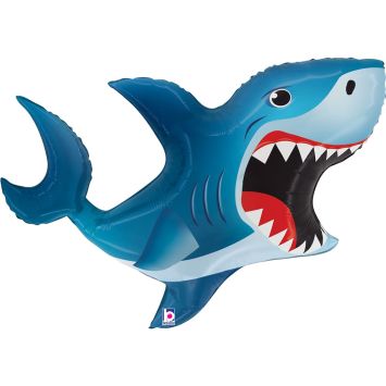 Ballon en aluminium - Requin - 88 x 55 cm