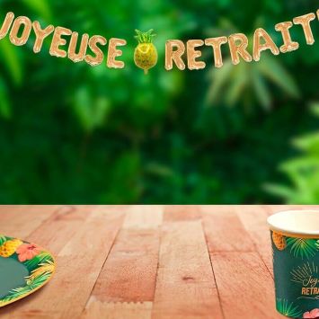 Guirlande de ballons - Joyeuse Retraite