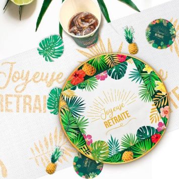 Pack de 12 serviettes - Joyeuse Retraite