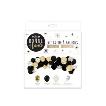 kit arche à ballons avec 40 ballons pour le Réveillon