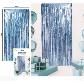 Rideau de porte métallisé - 1 x 2 m - Couleur au choix