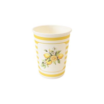 6 gobelets en carton - 25 cl - Collection Riviera