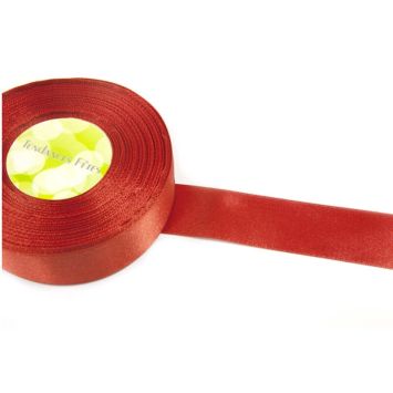 Ruban en Satin 25 mm - Rouge