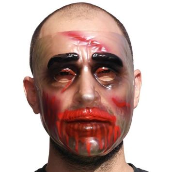 Masque homme transparent - ensanglanté