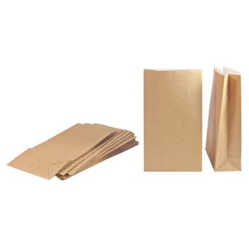 3 sachets en papier kraft - 16 x 26 x 8 cm