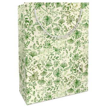 Sac cadeau en papier - Botanic Mix - Taille L