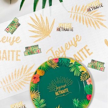Sachet de 20 décorations de table pour retraite