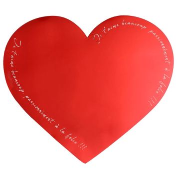 Deux magnifiques sets de table en forme de cœur pour la Saint-Valentin | jourdefete.com