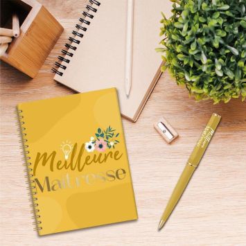 Coffret Carnet de Notes et Stylo - Meilleure Maîtresse