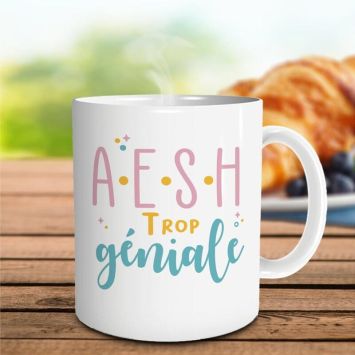 Mug - A.E.S.H. trop géniale - Collection Merci pour cette année