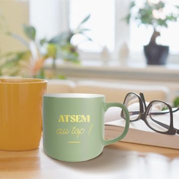 Mug Mat "ATSEM au top !" - Collection Merci pour cette année