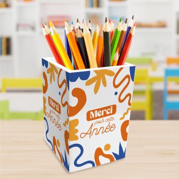Pot à crayons "Merci pour cette année" - Collection Merci pour cette année