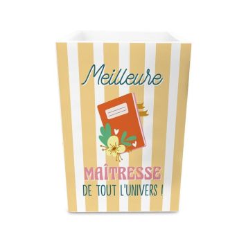 Un joli pot à crayons pour la meilleure maîtresse de tout l'univers | jourdefete.com