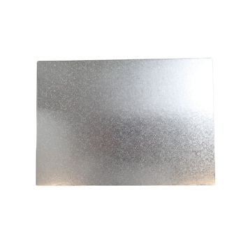 Cake board rectangulaire argent 35x25 cm pour présentation de gâteaux | jourdefete.com