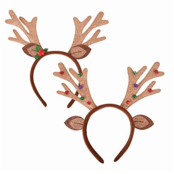 serre-tête renne a paillettes pour adulte | jourdefete.com