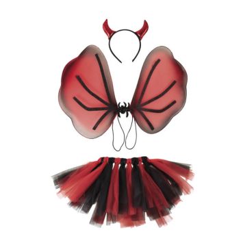 ensemble-diable-cornes-ailes-tutu-halloween-carnaval|jourdefete.com