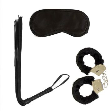 Kit érotique noir - Collection Nuit de Charme
