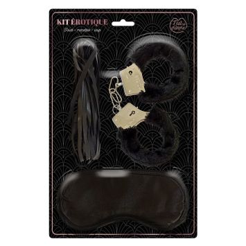 Kit érotique noir - Collection Nuit de Charme