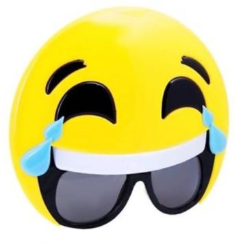 Lunettes de Soleil Emoji Mort de Rire - Adulte