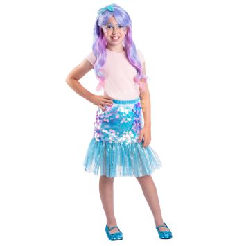 Jupe et serre-tête de Sirène pour fille - Taille unique