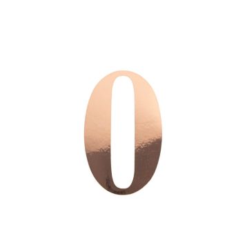 Sticker en forme de chiffre - 15 cm - Rose Gold - Chiffre au choix