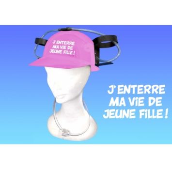 Casque Anti-Soif Enterrement de Vie de Jeune Fille