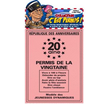 permis de la 20 aine