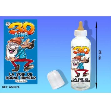 Biberon pour Adulte Anniversaire 30 ans "Bonne Humeur"