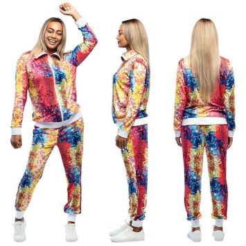 Survêtement disco pour femme - Taille au choix