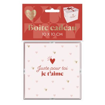 Boîte Cadeau - Saint-Valentin - Modèle Petit - Collection Chéri Chérie